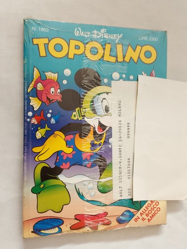 Topolino 1863 con allegato - topolino,