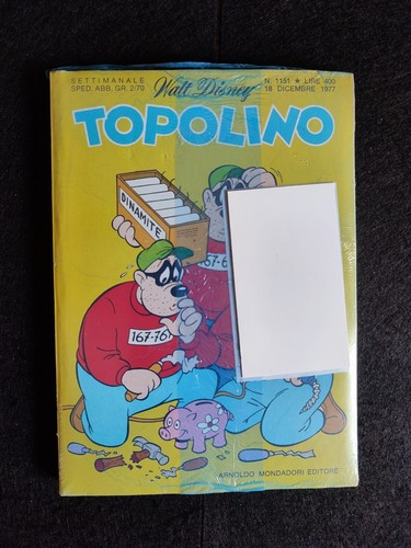 Topolino libretto blisterato - libretto,