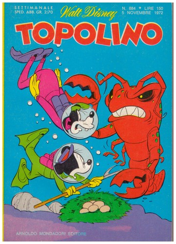 Topolino 884 con - bollino, e